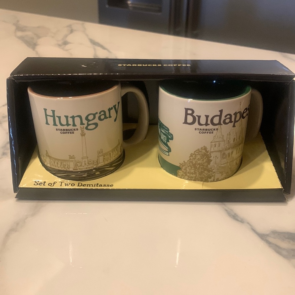 Starbucks Global Icon Hungary Demitasse Mugs